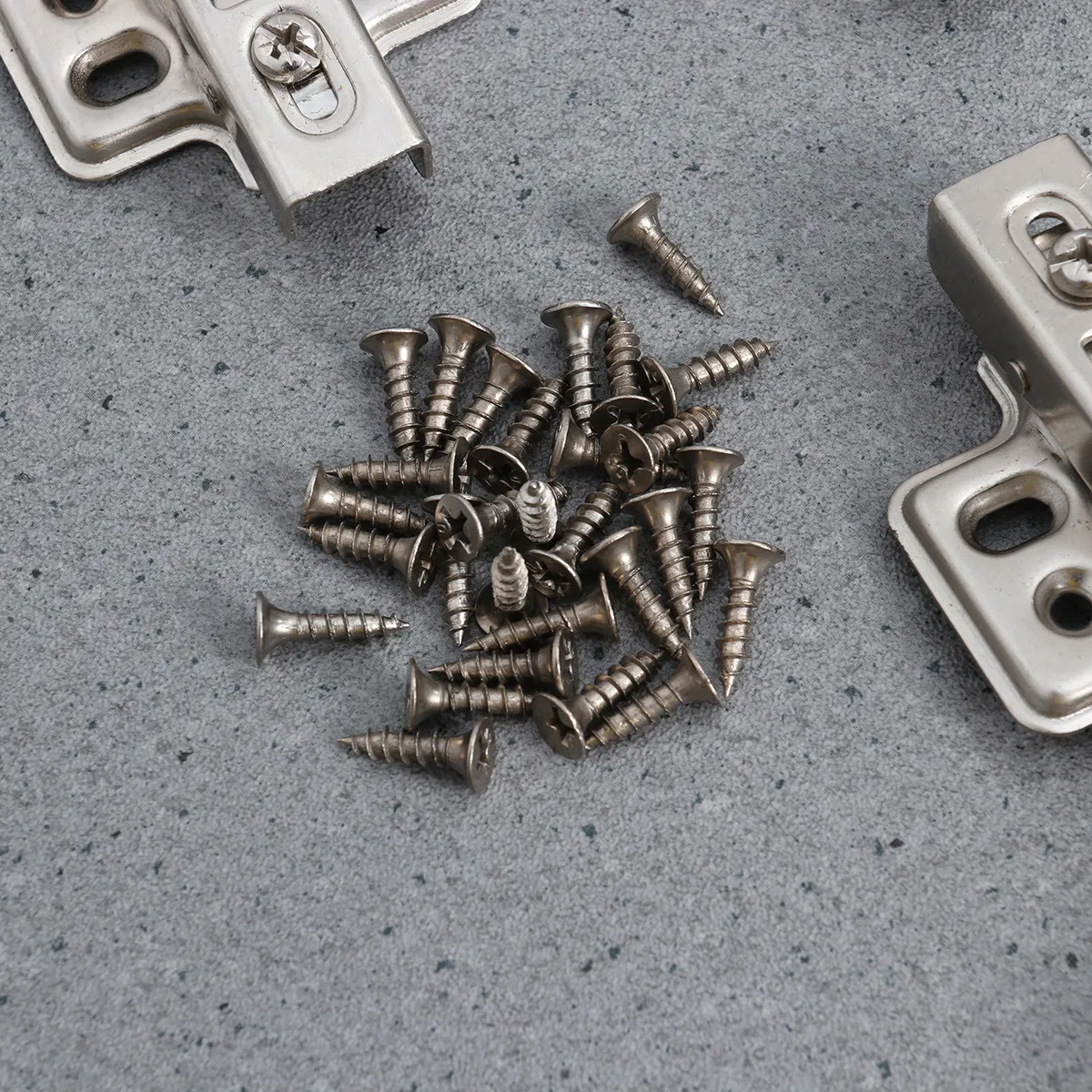 Hydraulic Cabinet Hinges 5 Pieces Heavy Duty Steel Full Overlay Concealed Soft Close Kitchen Door Hardware