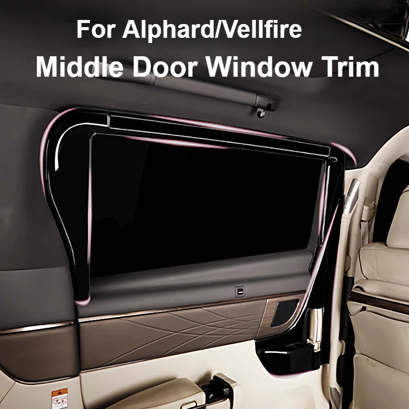 

Для Toyota 40 серии Alphard/Vellfire 2024 2025 Защитная накладка на окно передней и средней двери, аксессуары для обновления против царапин