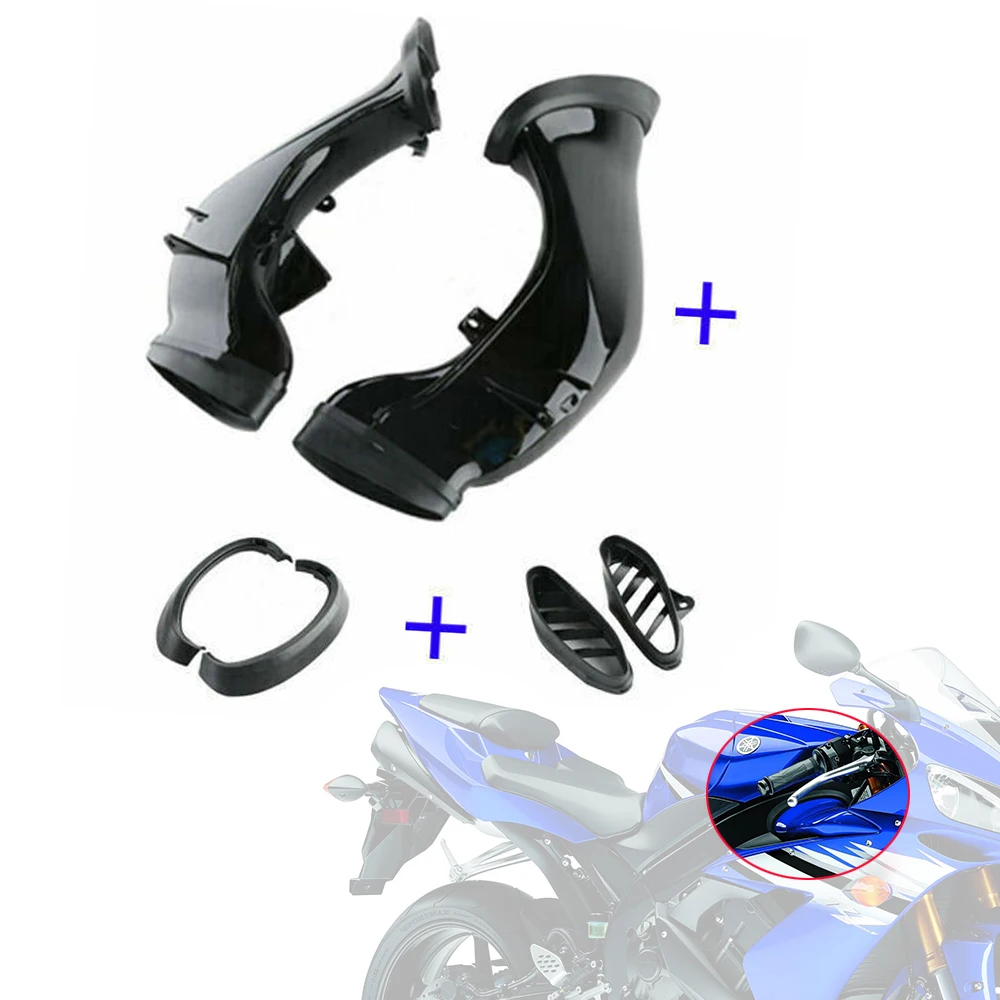 

Для Yamaha YZFR1 YZF R1 YZF-R1 2004 2005 2006 аксессуары для мотоциклов впускная трубка крышка гофрированного черного цвета обтекатель 8 шт. в комплекте