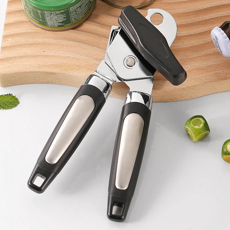 

Stainless steel can opener, multifunctional can opener tool, stainless steel can knife, kitchen tool, beer bottle opener