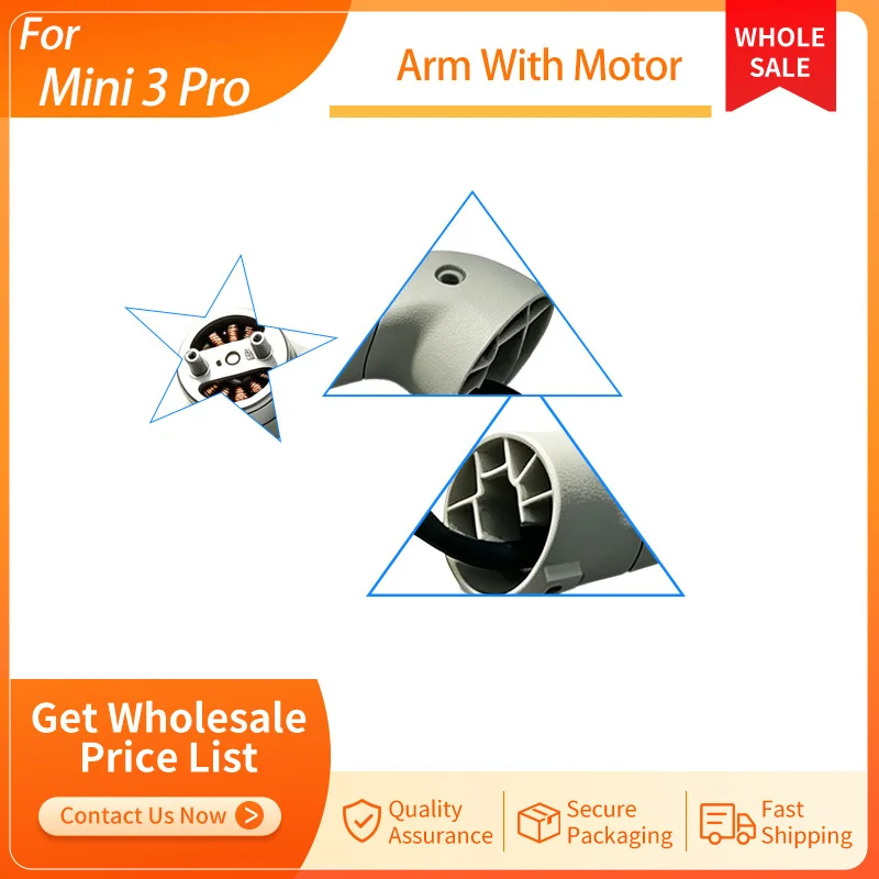 Mini 3 ProArm Motor Module with Cable, Replacement Repair Part for Frame Arm, Practical Spare Accessory, In Stock