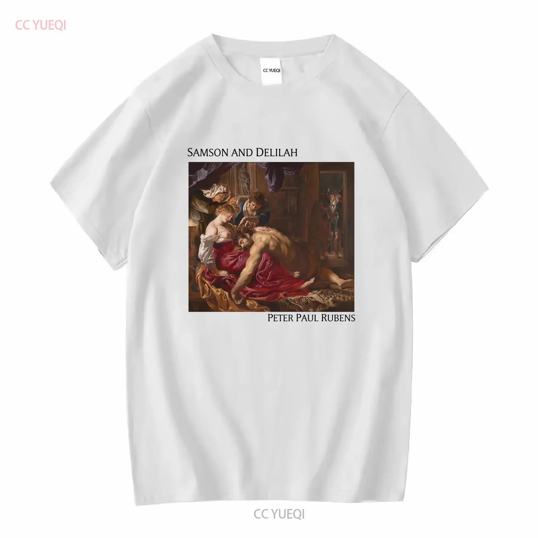 

ArT T Shirt for Trendy Aesthetic Vintage Religious Painting Peter Paul Rubens Samson and Delilah long or short sleeves vintage