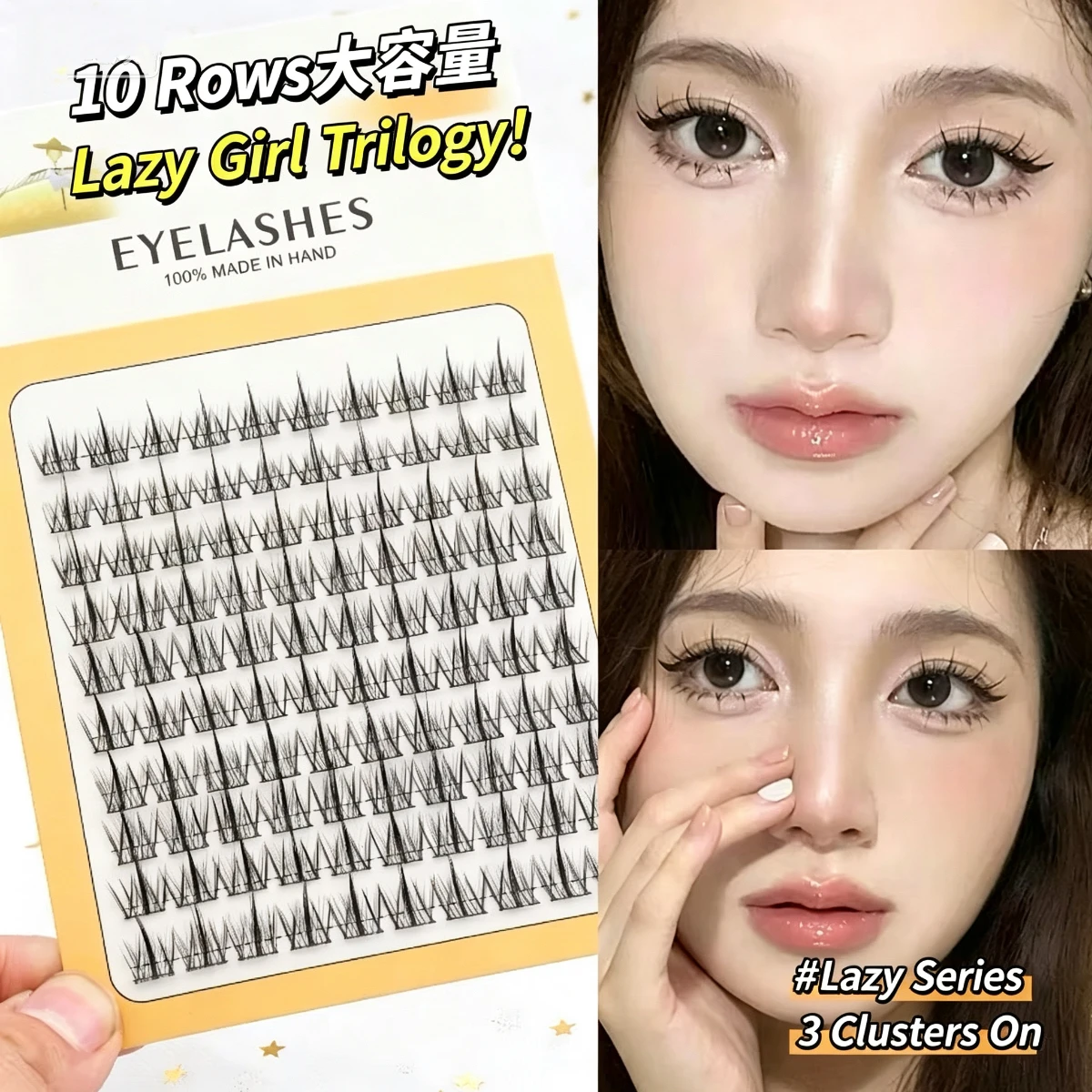 Eyelash Extension For Men - Grafted World Lazy Man False Eyelash