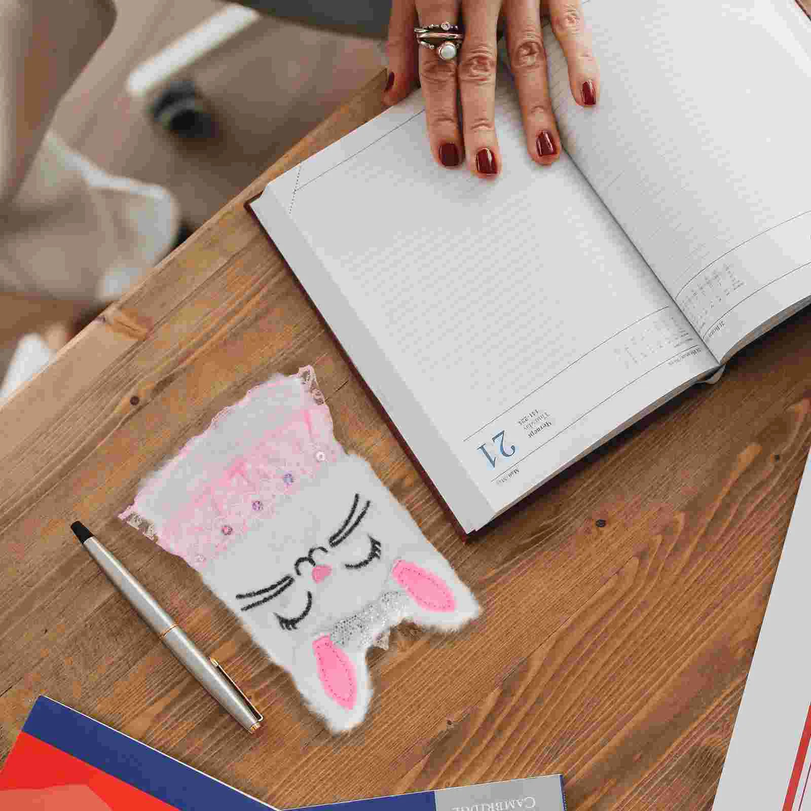 Mini Notebook Girls Kids Notepad Lovely Diary for Student Cartoon Journal Kraft Paper