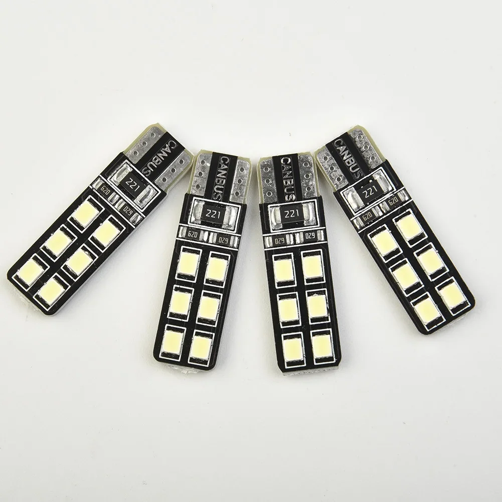 

4pcs Error Free Eyebrow Eyelid Light Bulbs 6000K White 12V 12SMD 2835 LED No Error Lamp For Mercedes-benz LED W204 C300 C350