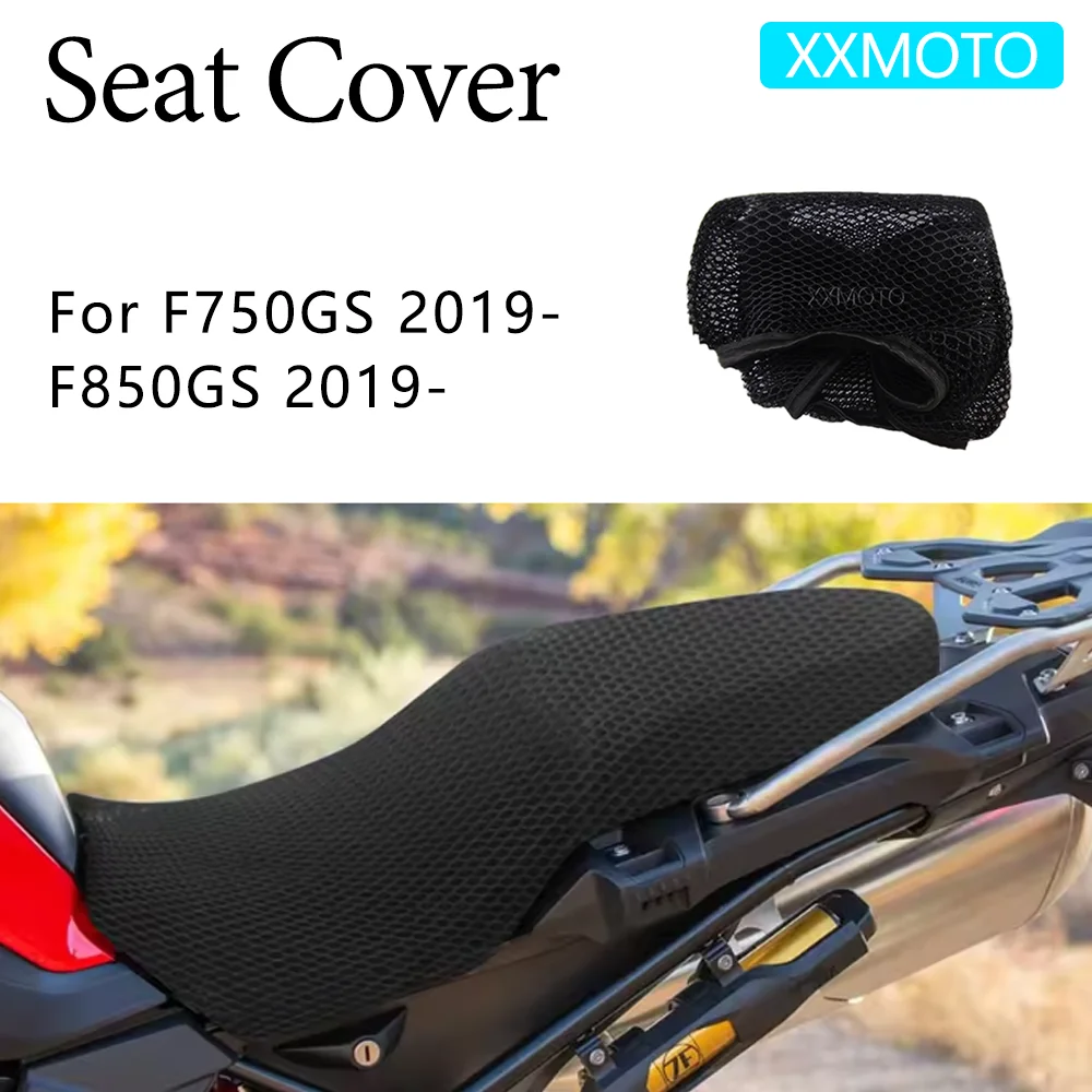 

For BMW F750GS F850GS F 750GS 850 GS 2019- Motorcycle Seat Cover Heat Insulation Fabric Breathable Non-Slip Protection Cushion