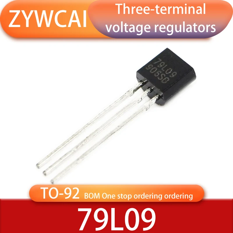 

79L09 TO-92 50PCS Encapsulate Input 30V output 9V 100mA Linear Three-terminal Voltage regulator LDO Triode Transistor