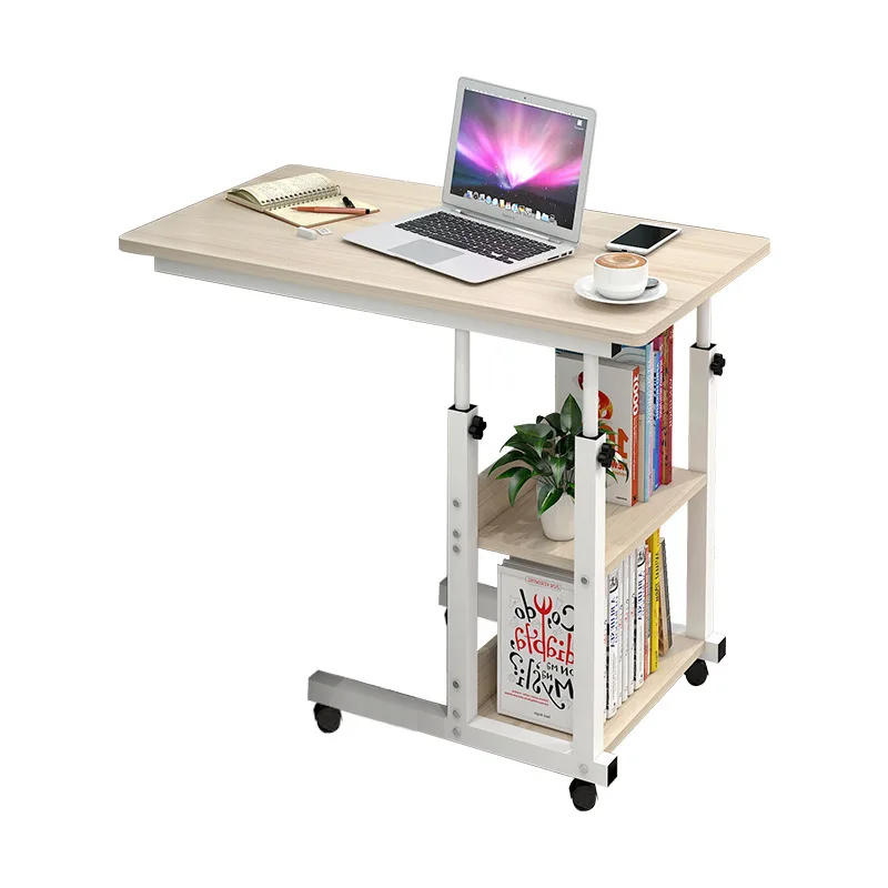 

Movable lifting bedside table household laptop computer dormitory bed desk college student