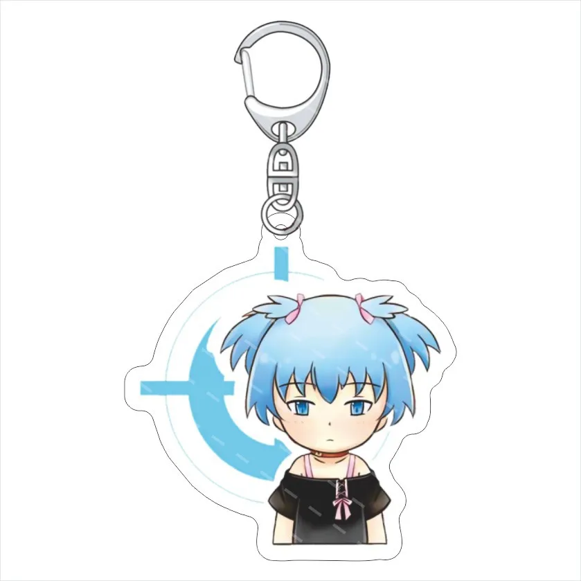 In Stock Anime Assassination Classroom Accessories Key Chain Pendant Cartoon Badge Korosensei Keychain Cosplay Fans Gifts