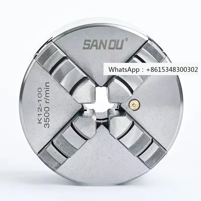 

Lathe chuck 100mm Sa-nou Brand 4 jaw chuck K12-100 self-centering metal lathe chuck for mini lathe