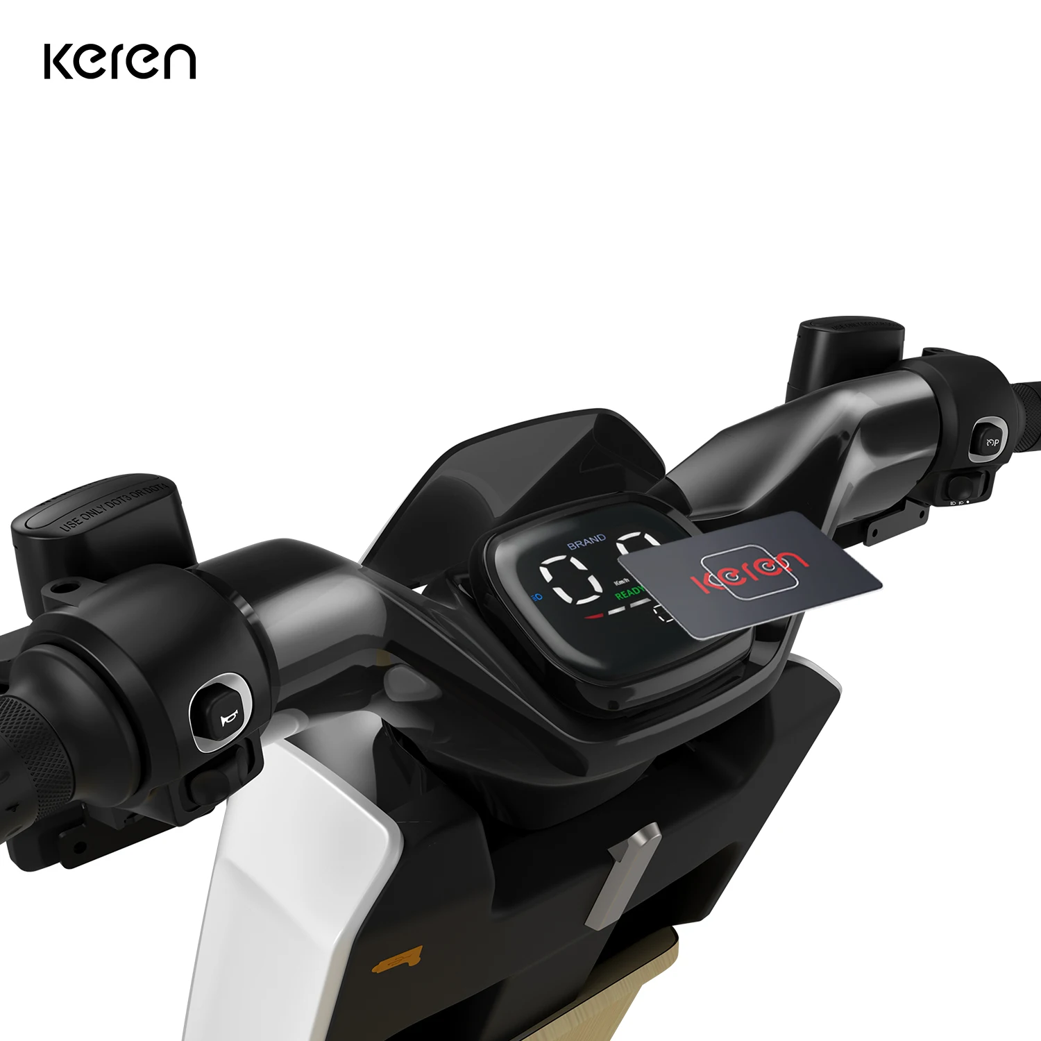 Picture 5: Keren Hydraulic Shock Absorber Two Wheeler Motor Cycle 60V 24Ah Lithium Battery Electric-moped