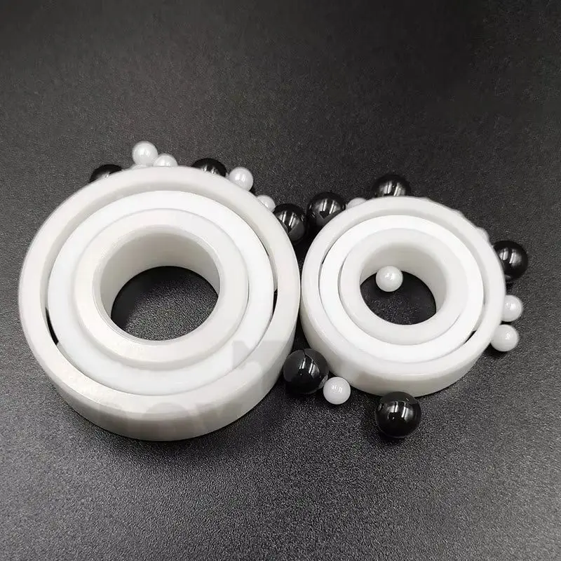 

1PC ZrO2 Zirconia Angular Contact Full Ceramic Bearing Corrosion Resistance High Temperature Resistance 180 ℃ 7200 7201-7208