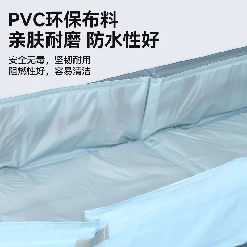 Portable Bathing Mat For Bedridden Elderly Patient Home Care Inflatable Shower Pad Nursing Household Mobile Assist Bath Water