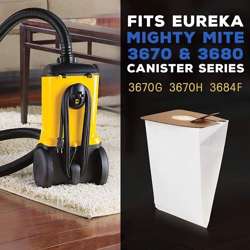 Sac à poussière de rechange pour aspirateur Eureka Mm 3670 3680, pièces de rechange, accessoires, pièce 60295C, 14 pièces
