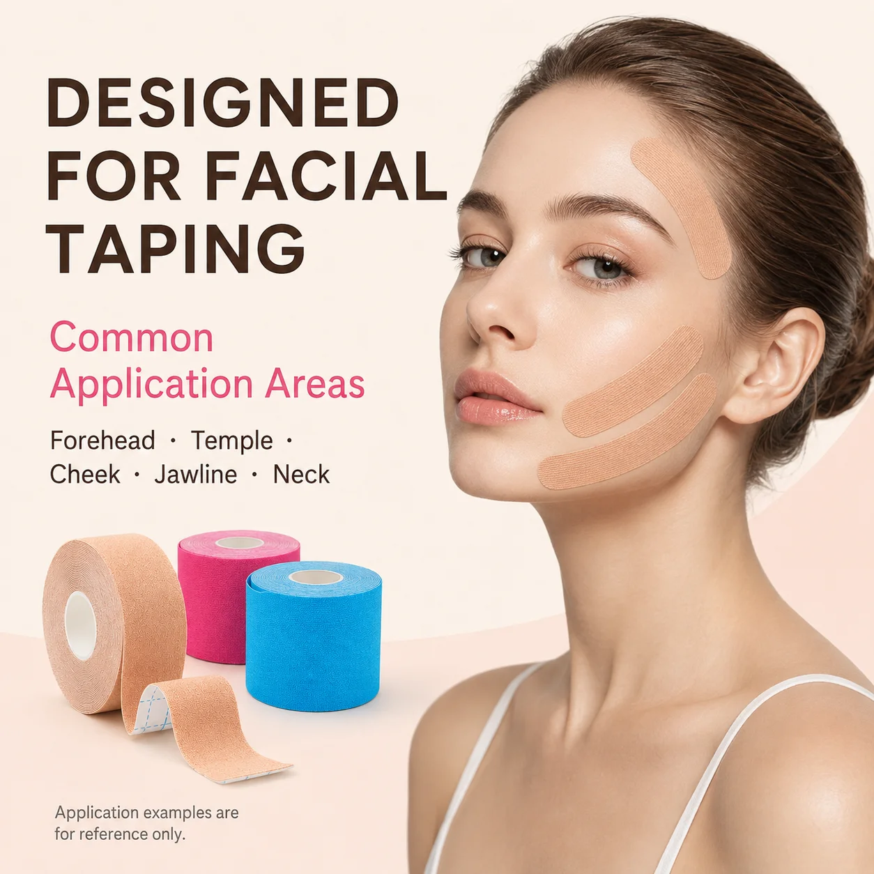 Kinesiology Tape For Face V Line Neck Eyes Lifting Wrinkle Remover Sticker Tape Facial Skin Care Tool Bandagem Elastica for Face