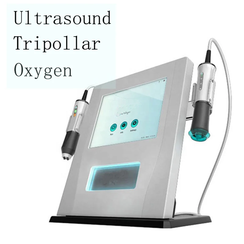 

3 In 1 Ultrasound Rf Co2 Bubble Hydra Oxygen Facial Machine For Skin Lighting /Rejuvenation