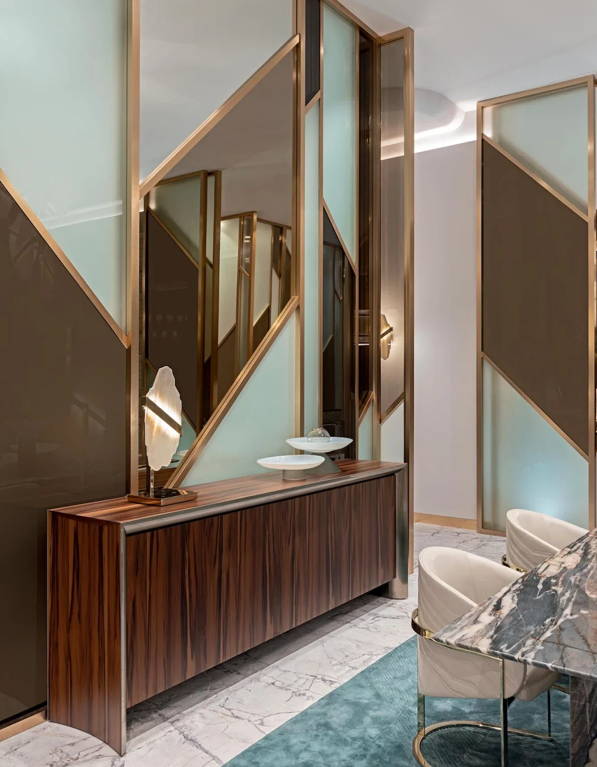 

#minimalist dining room solid wood sideboard modern style customized side cabinet