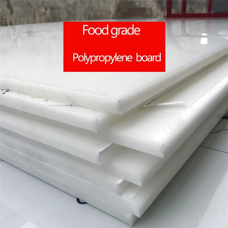 

Big Size Food Grade Non Toxic PP (Polypropylene Plastic) Board, Chopping Blocks Plank Backing Plate Customizable Dimensions