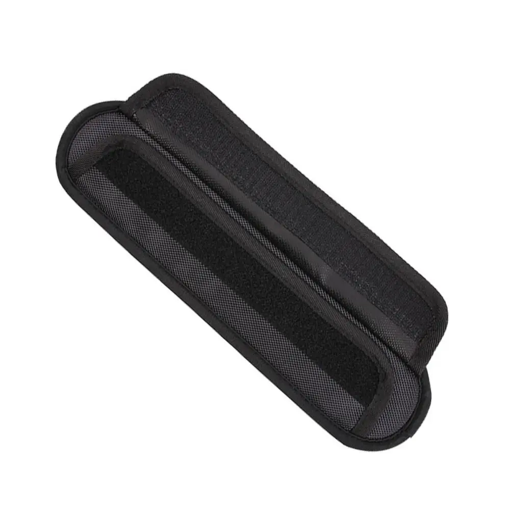 Soft Universal Guitar Strap Pad Detachable Black Fastener Cushions for Bag Strap Anti-slip Adjustable Guitar Bass Straps Satchel