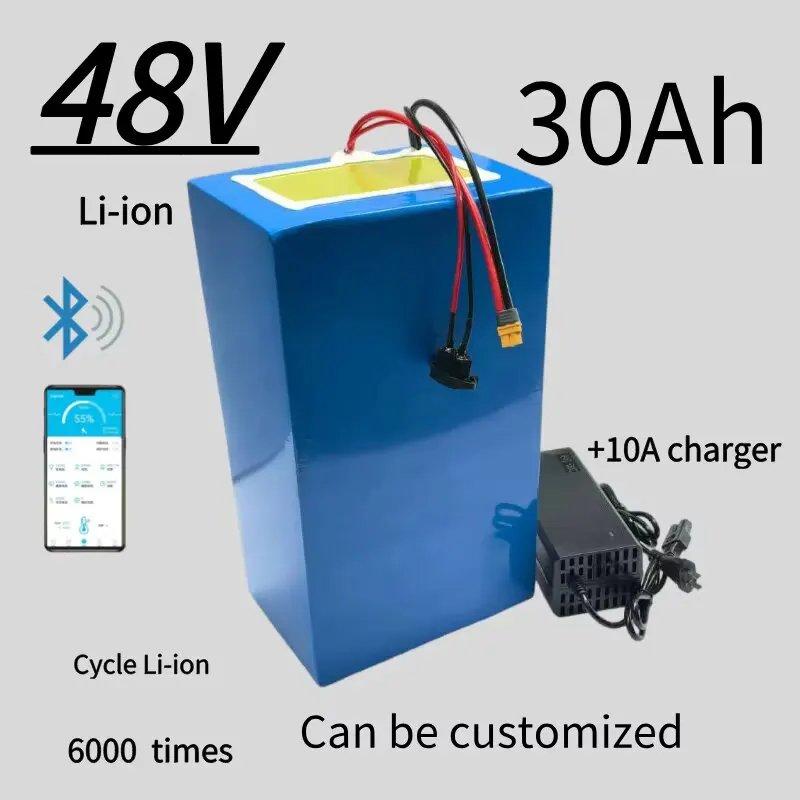 

GTL New 13S6P 48V 30Ah 21700 lithium-ion battery pack built-in BMS for high-power 0-2000W electric tool high-capacity battery