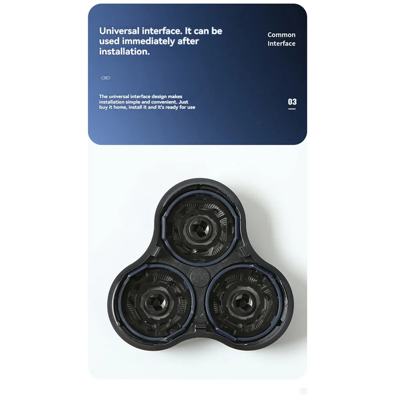 A02V-استبدال ماكينة حلاقة شفرة رئيس ل Xiaomi ل Mijia S700 ماكينة حلاقة كهربائية جافة الرطب أداة تهذيب اللحية