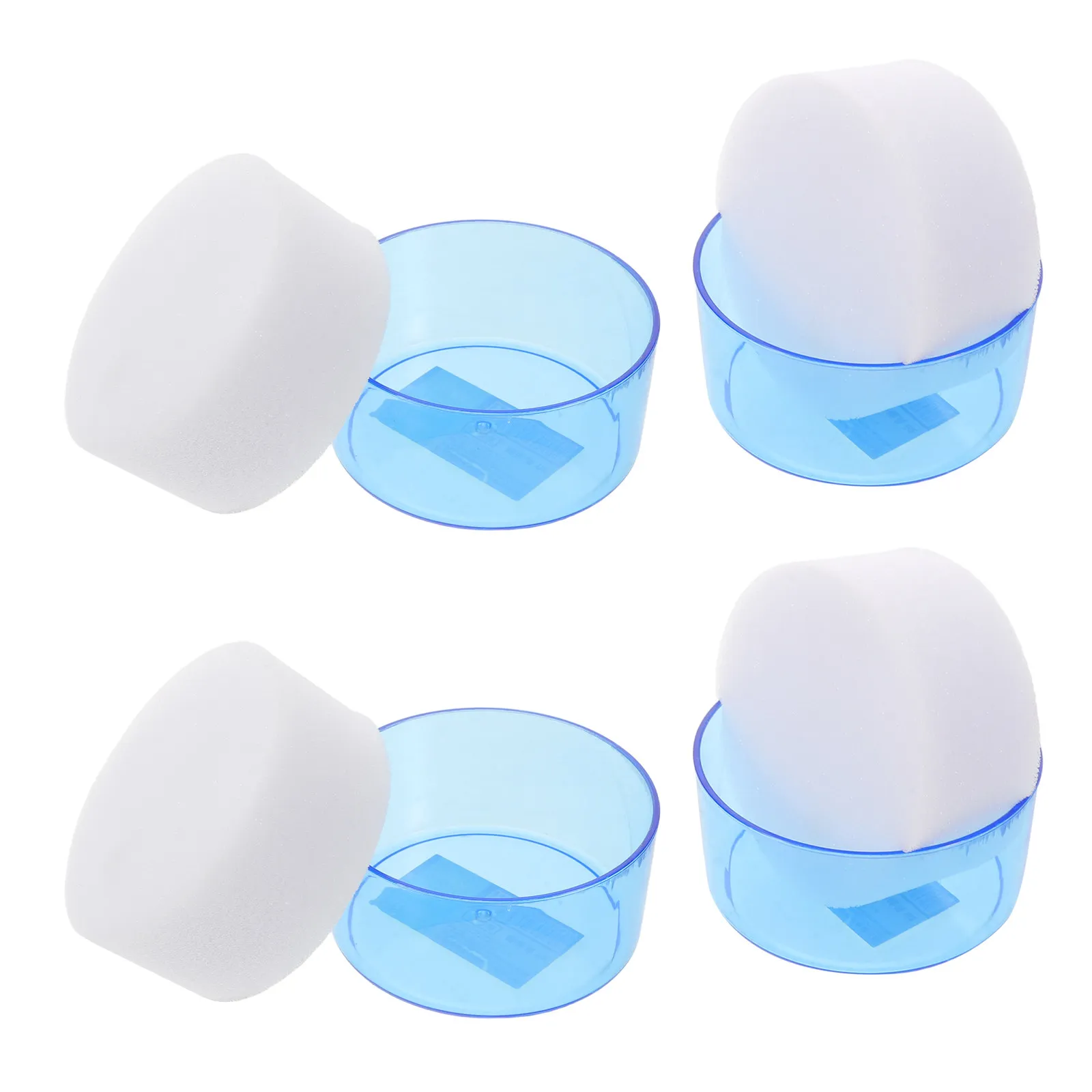 

4Pcs Finger Moistener Sponge Cashier Wet Sponge Finger Wetting Pad 2.95in Money Counting Bill Handling Document Sorting Office