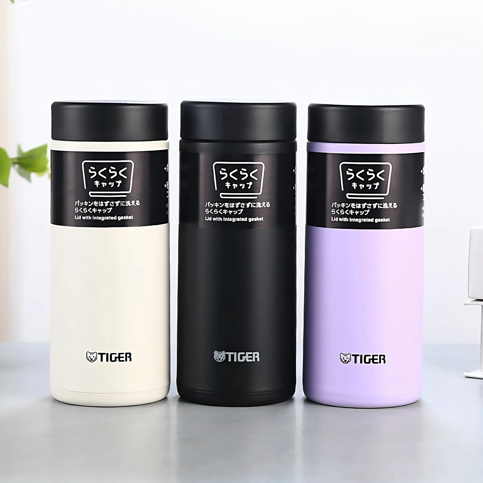 Tiger MMZ‑K035 350ml Stainless Steel Thermal Cup Portable Vacuum Bottle for Office School Daily Drinking