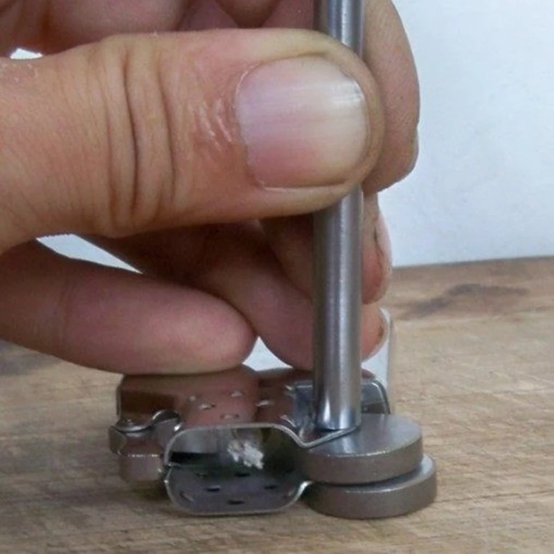 

Sheet Metal Tool Solid Stainless Steel Punch For Zippo Zorro Lighter Universal Repair Correction Outer Shell Case Repair Tools