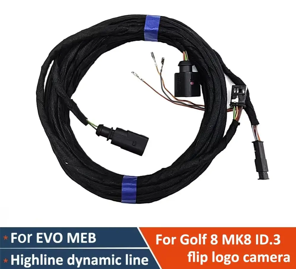 For VW ID.3 Highline Rear View Reversing Camera Cable Flip RVC Wiring Harness