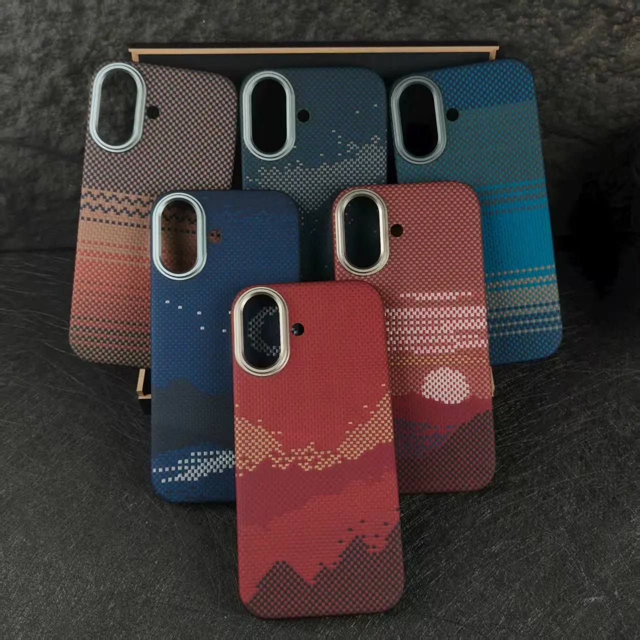 Real Aramid Caron Fiber Business Phone Case for MagSafe Magnetic for iPhone 17 Ultra-thin Lightweight Cover for Apple 17