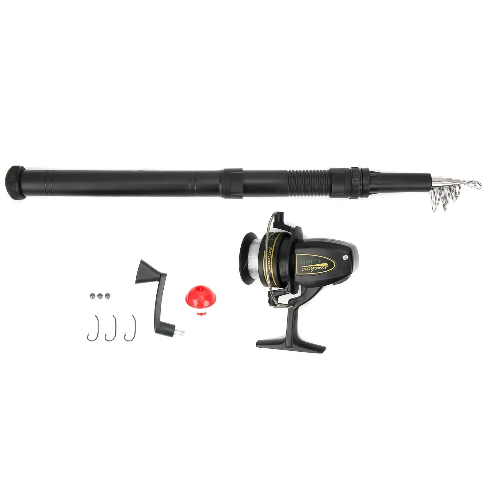 

Fishing Rod and Reel Combo Set with Tackles - Portable Fishing Pole with Fishhook Baitcaster reels Chill n reel Carretilha Fish