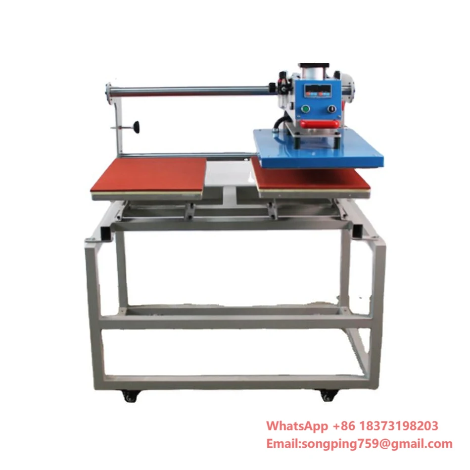 

Dual Station Automatic Heat Press Machine 40*60cm Heat Press Machine Logo Print for T Shirt Clothing