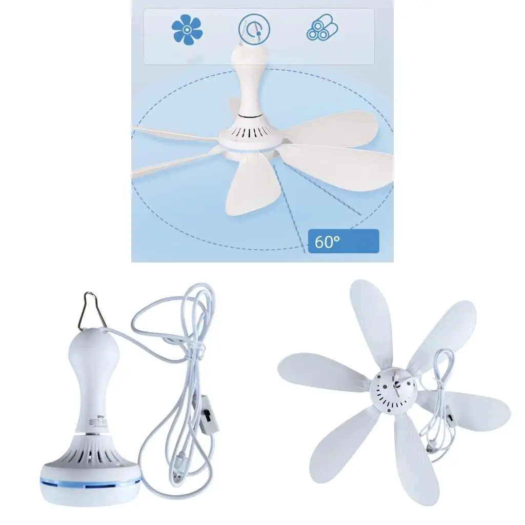 Energy Efficient 5W USB Table Fan With Lightweight Design Great For Small Space Boats Trailers  D2RC