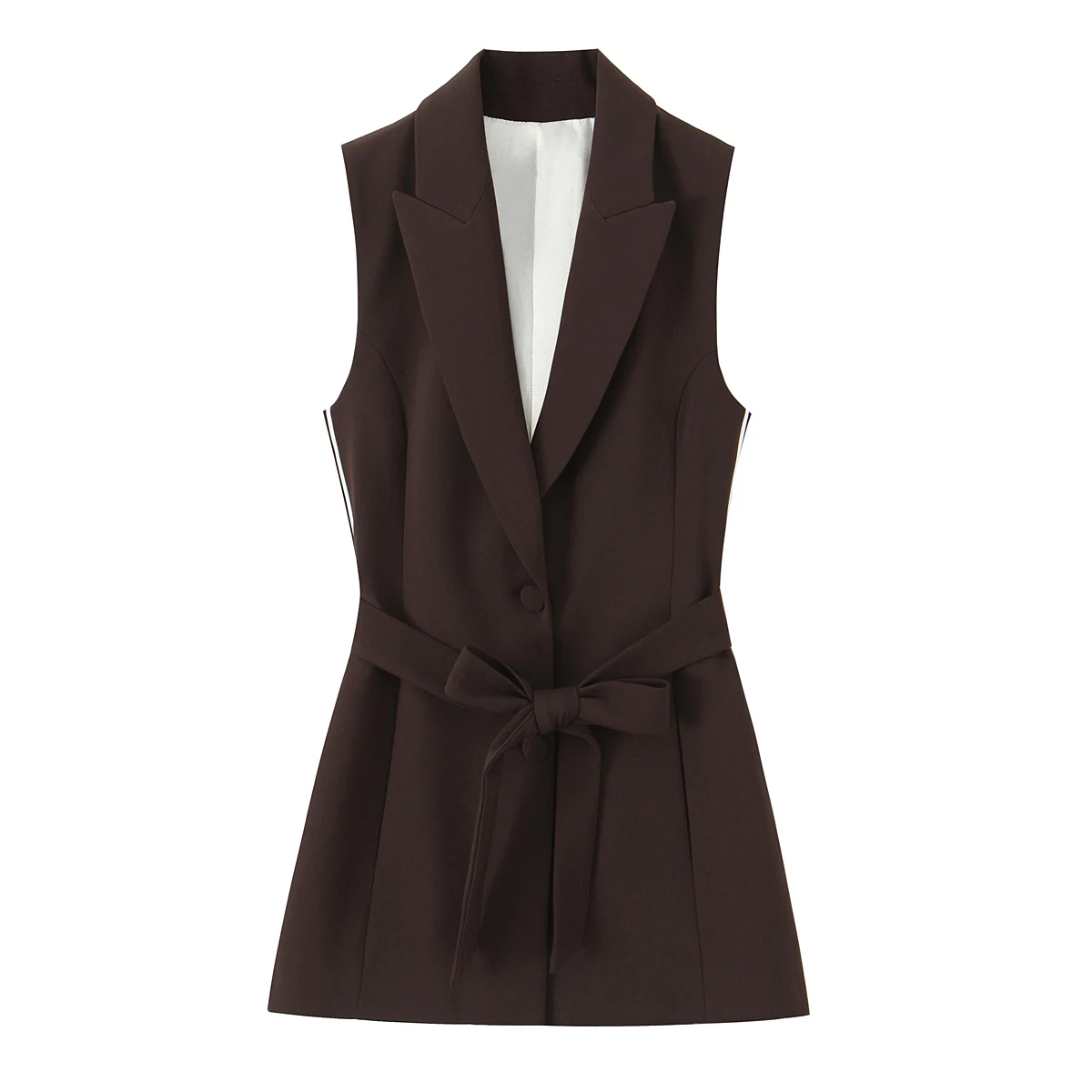 Frauen Blazer Weste Hosen Outfits Chic Seite Helle Dame Anzug Set Büro Mode Mit Gürtel Weste Mantel Oder Gerade Lange Hosen