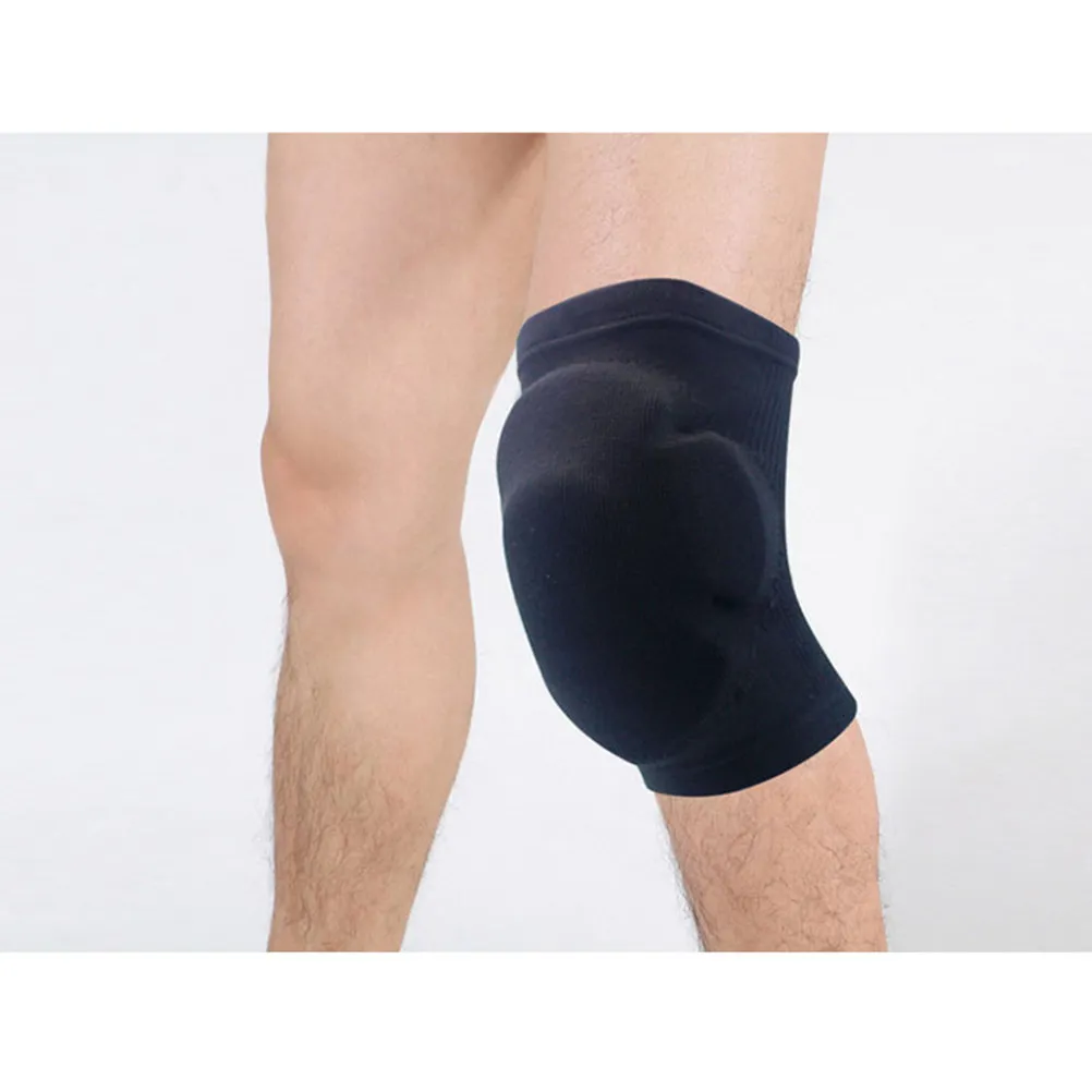 

1 Pair Knee Brace Sports Protective Knee Pads Thick Sponge Anti-Collision Breathable Basketball Soccer Volleyball Injury