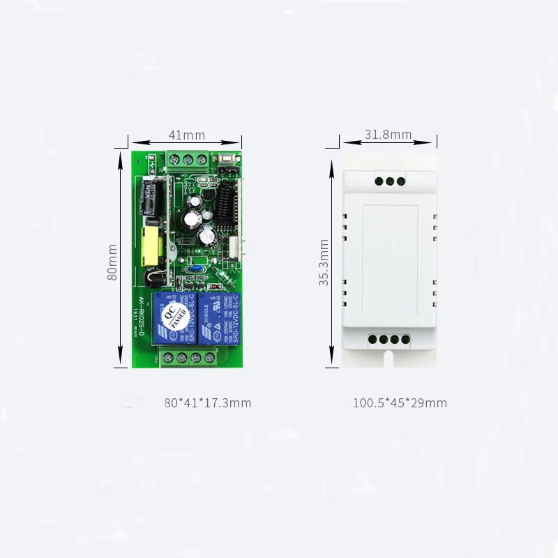 AC 85  110V 120V  220V  240V  250V  10A    RF Wireless Remote Control   Receiver  Transmitter indoor lighting  433mhz   100M
