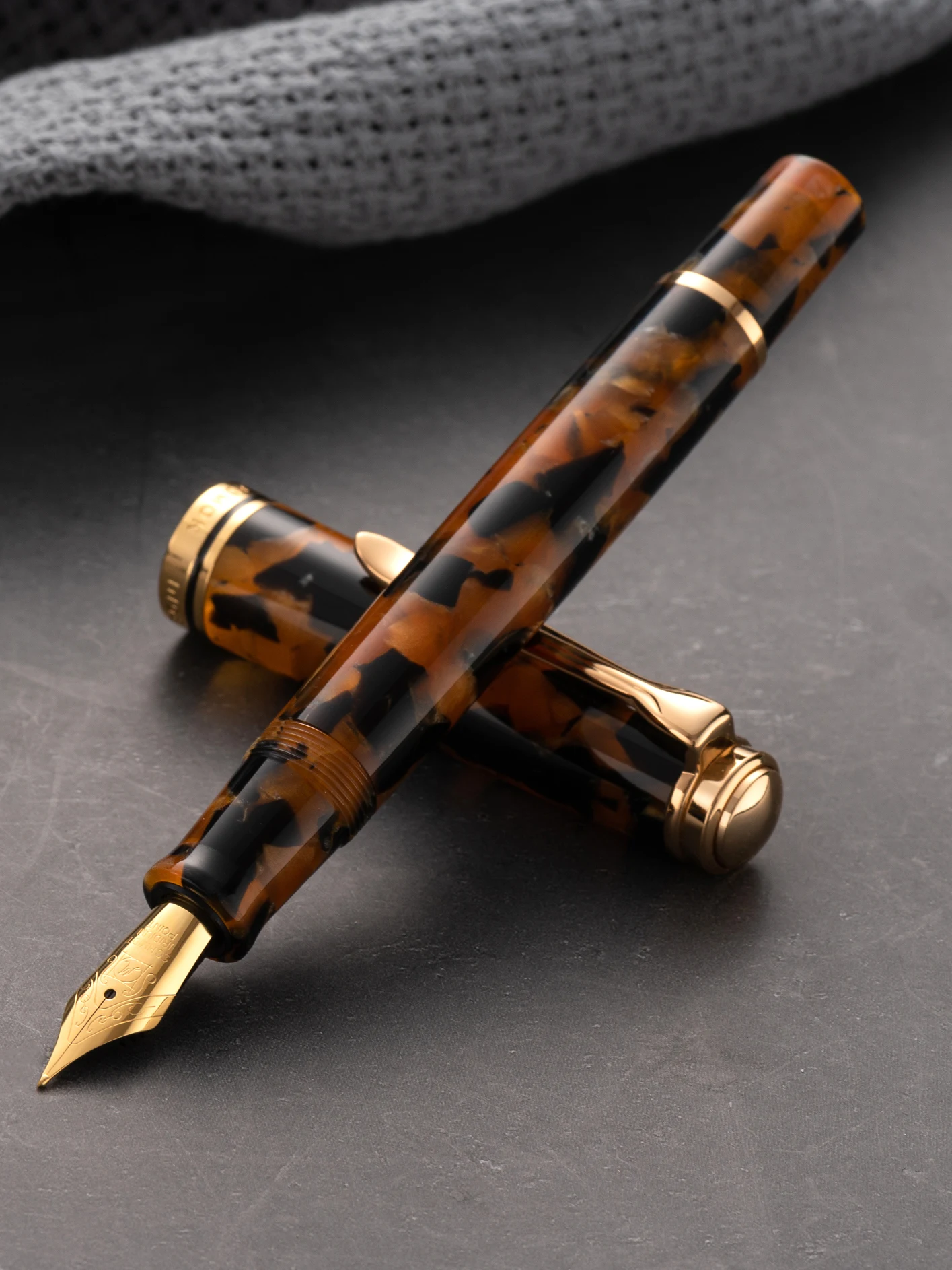 Smooth ADMOK M800 Acrylic Piston Fountain Pen German BOCK/Schmidt Soft No.6/35# Nib Inking Pelikan Copy Students Writing Gift