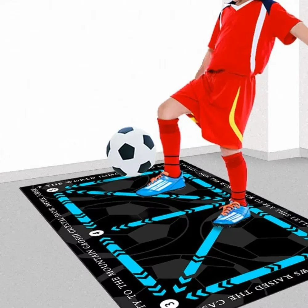 Football Training Mat, Step Training, Non-Slip Silent Soccer Training Mat for Kid Adult to Improve Speed, Strength, Coordination