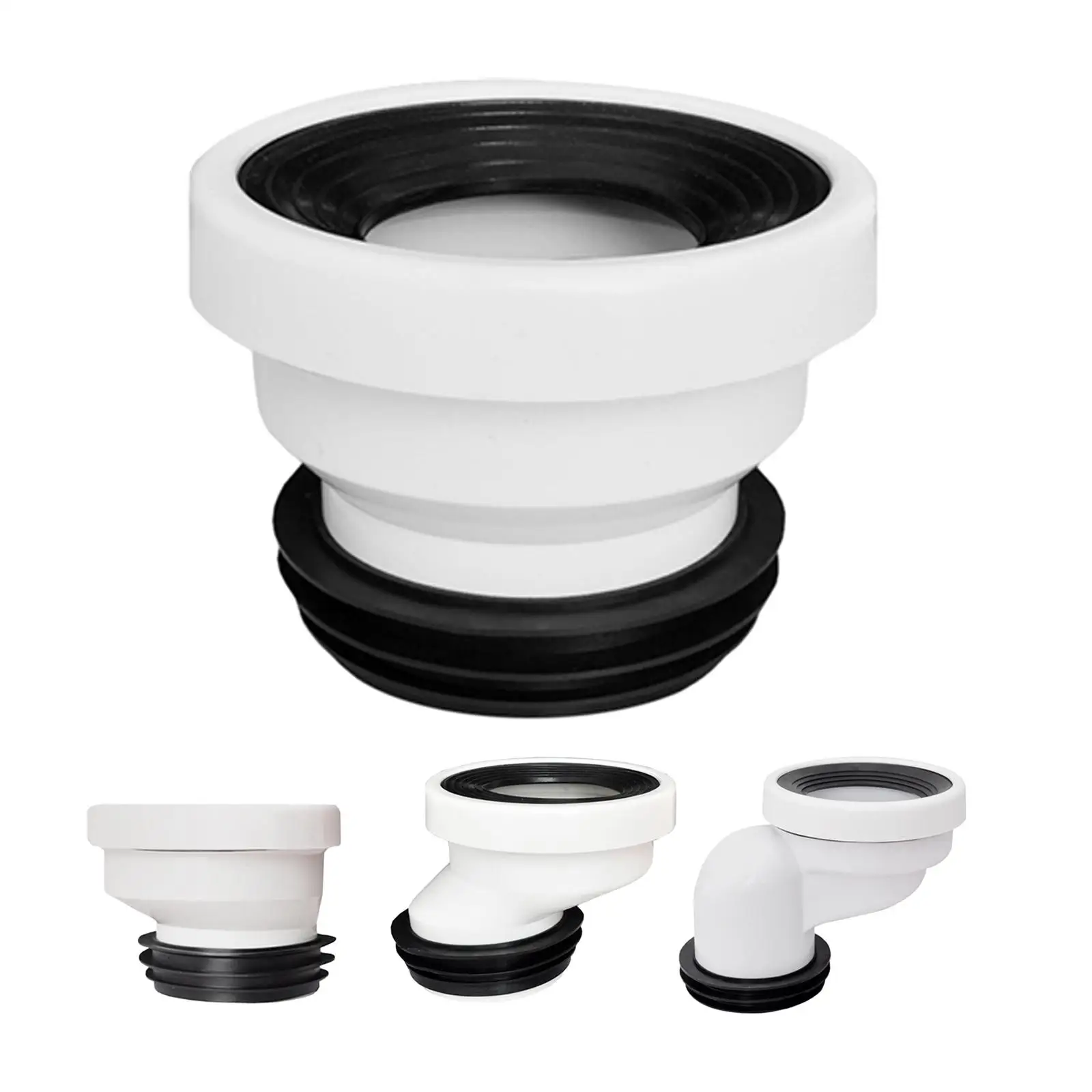 Offset Toilet Flange Easy Install PVC for Cleaning Plumbing Drainage Systems