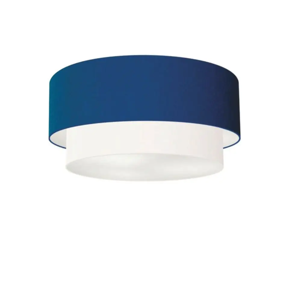 White Navy Blue Color Dome 3062 Plafon For Home