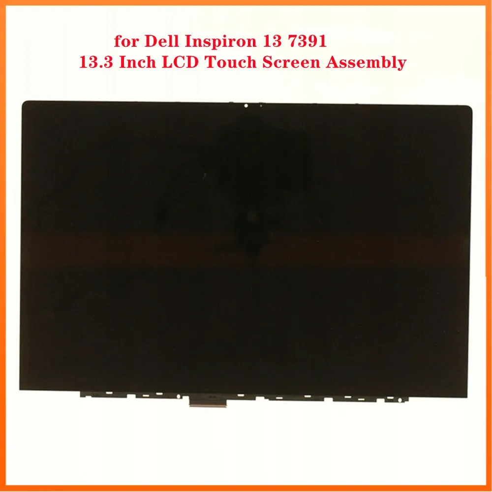 13.3 Inch for Dell Inspiron 13 7391 2-in-1 LCD Touch Screen Assembly FHD 1920x1080 UHD 3840x2160