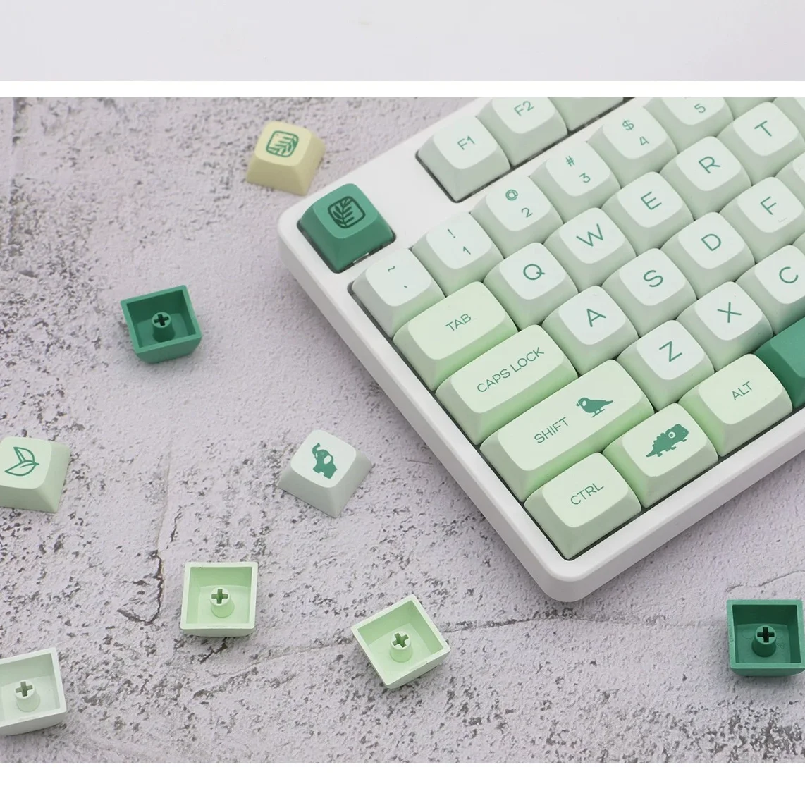 ชุดคีย์แคปลายดอกไม้และสัตว์น่า - Keycaps Xda Profile Pbt Dye Sub บทวิจารณ์และราคา