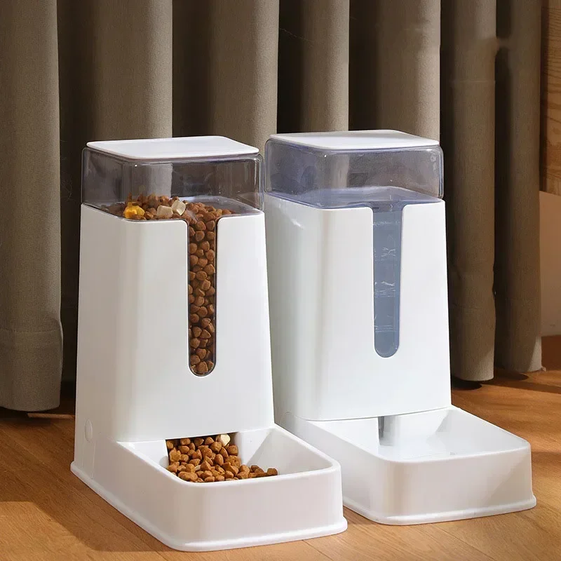 

Dog Supplies Cat Dispenser Water Detachable Large Food Feeder Pet Fountain Capacity Automatic Gatos Feeding