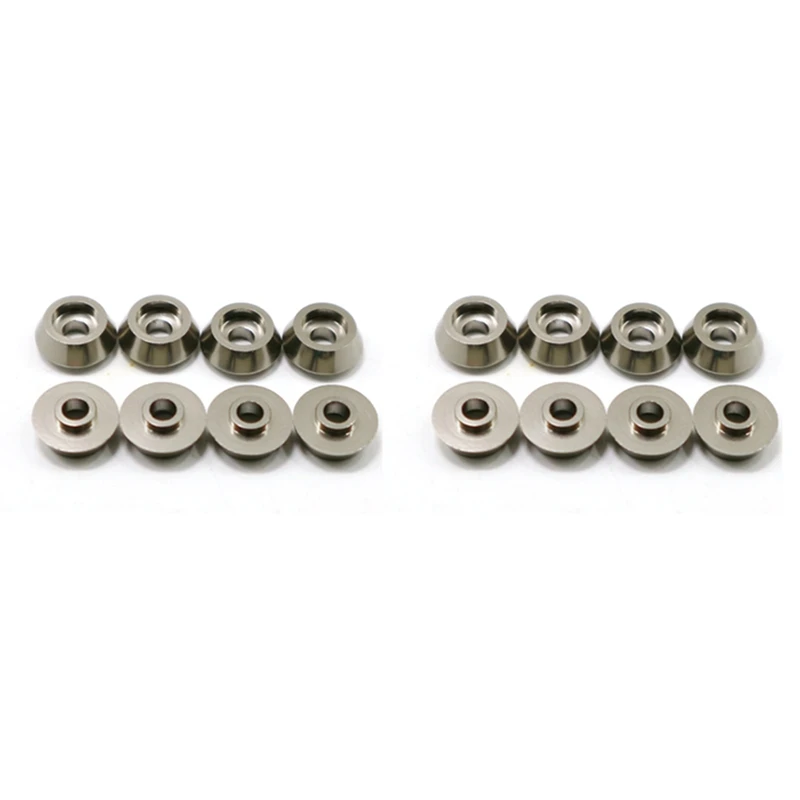 

L81A 2025-40Pcs Metal Connecting Rod Screw Gasket Shim Washer Rest For WPL C14 C24 C34 C44 MN D90 D91 D99S RC Car,Grey
