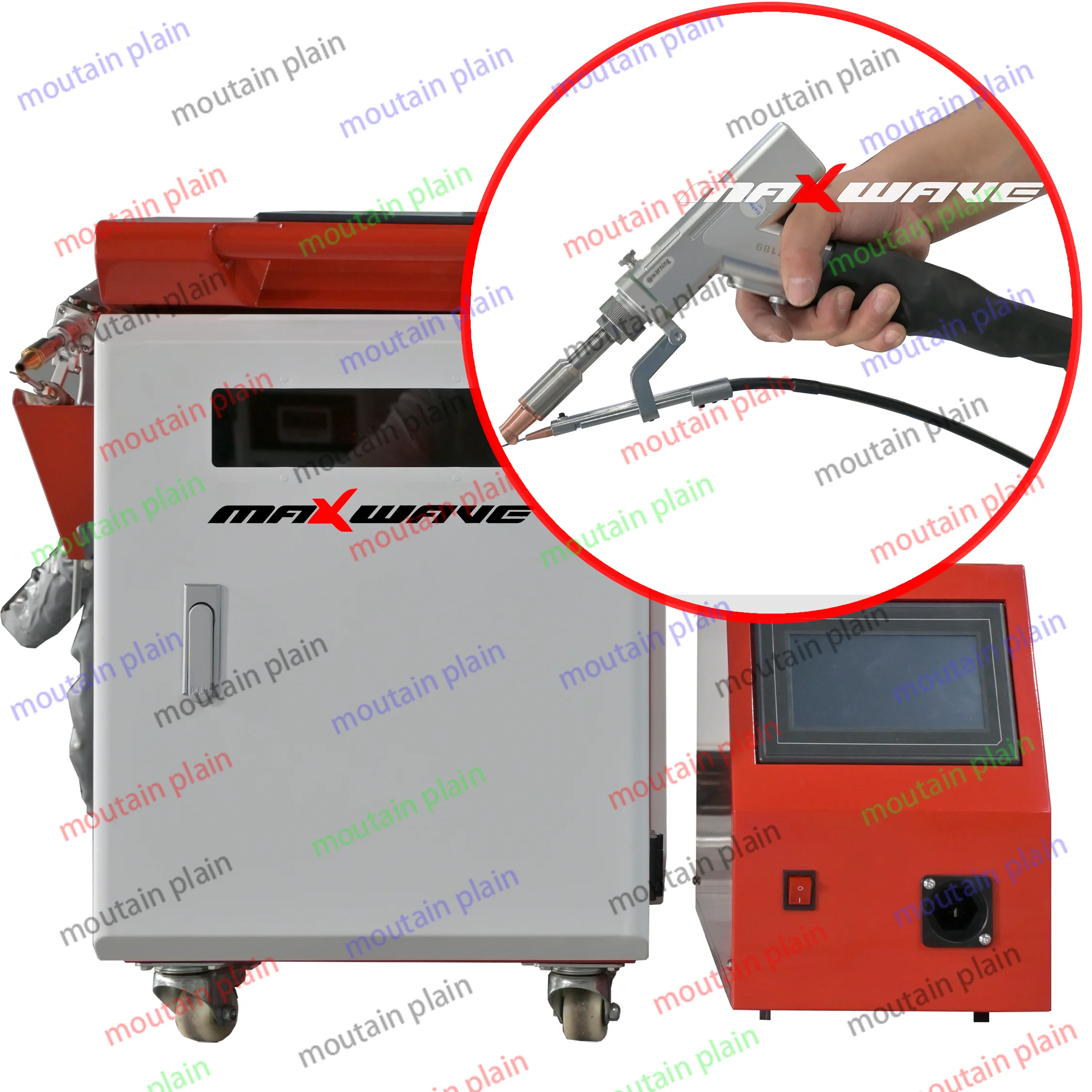 Handheld Fiber Laser Welder Cleaner Cutter 3 in 1 Multifunction Machine Factory Price for Metal Welding Cleaning Cutting