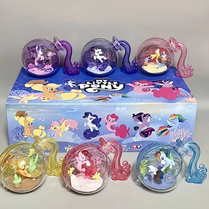 

New Genuine My Little Pony Ocean Magic Bottle Drifting Bottle Blind Box Exquisite Desktop Ornament Gift As Birthday Present