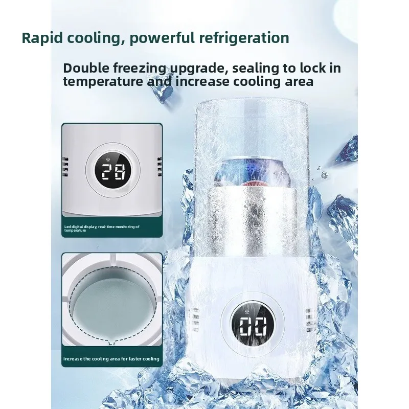Quick Cooling Cup Dormitory Ice Maker Chilled Beverage Quick Freezing Heat Artifact