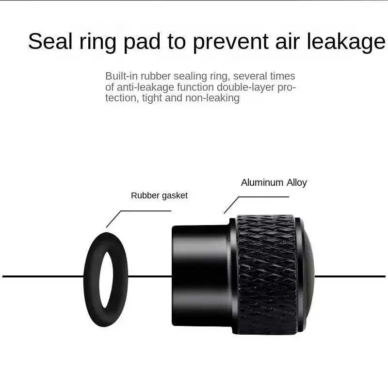 Universal Aluminum Car Tire Valve Caps Dust Covers Tire Wheel Stem Air Valve Caps Auto Motorcycle Airtight Stem Bicycle Air Caps