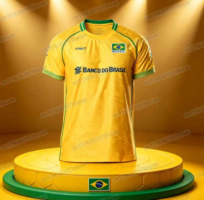 2026 CBV Brasilien Unisex Volleyball-Trikot Beachvolleyball-Shirt Herren Damen Sommer Sport Schnelltrocknendes Trikot Familien-Set – Detail 4