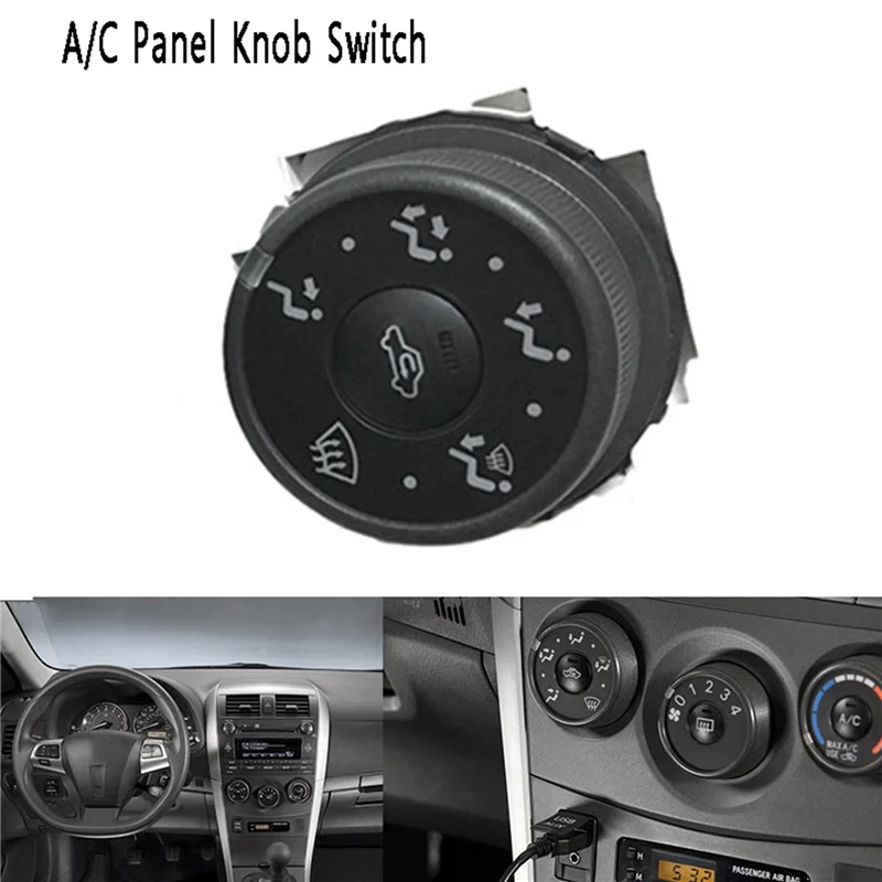 

Car Air Conditioning Wind Speed Switch For Toyota Corolla Vezel 2007-2013 Control Panel Air Speed Knob Regulation Switch Durable